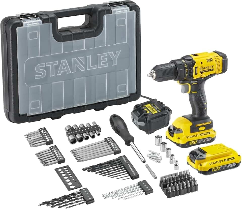 STANLEY FATMAX V20 Akku-Bohrschrauber,bürstenlos, 2-Gang, SFMCD700D2A-QW