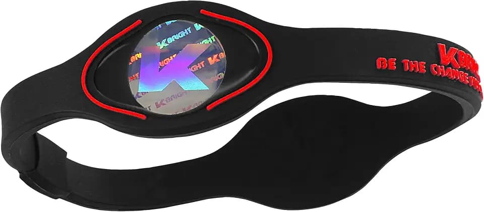 K-BRIGHT Unisex Power Silikonarmband mit Hologram umweltfreundliches hautverträglich Armband Herren Armband Damen Freundschaftsarmband Sportarmband
