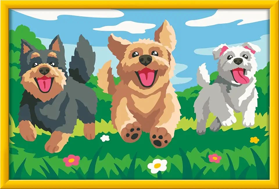 Ravensburger CreArt Pfotenfreunde - Malen nach Zahlen ab 11 Jahre