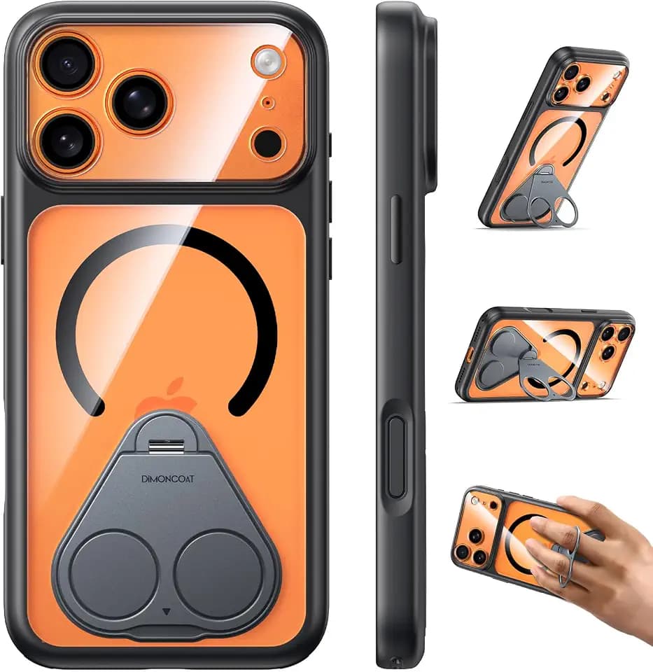 Strong Magnetic & 360° Seamless Stand for iPhone 17 Pro Max Case【Upgraded】