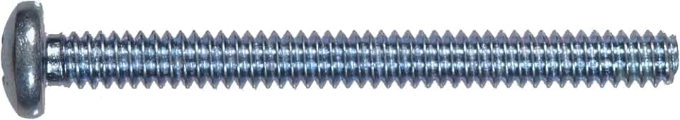 The Hillman Group 92212 10-32-Inch x 2-Inch Pan Head Phillips Machine Screw, 100-Pack, zinc