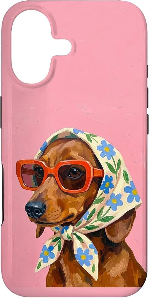 Hülle für iPhone 17 Dackel Fashion Dogs Magazin Cover Dog Lover