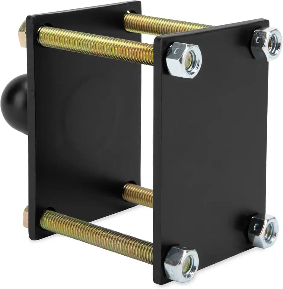 Eaz-Lift Sway Control Adapter | Features a Heavy-Duty Powder-Coated Steel Construction, a Bolt Design, and Fits 2-Inch by 3-Inch A-Frame Trailers (48385), Blk