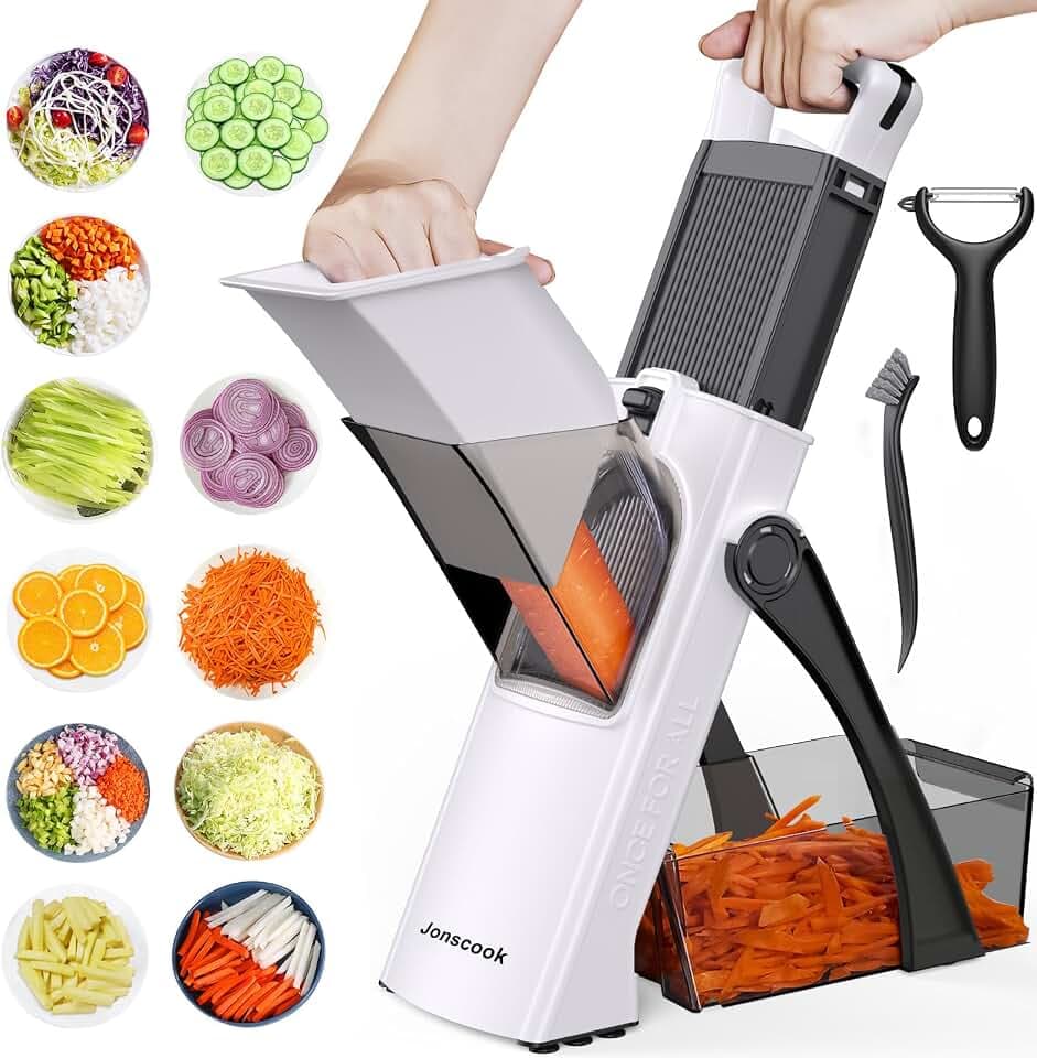 afe Veggie Chopper Gemüseschneider, Pommes Frittierschneider, Zwiebelhacker