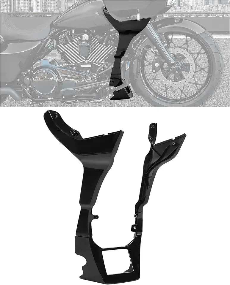 HECASA Fairing Spoilers Cover Compatible with 2017-UP Harley-Davidson Road