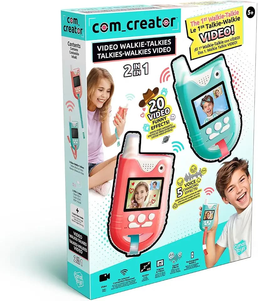 Canal Toys - Com Creator - Video-Walkie-Talkie 2-in-1 - ab 5 J. - INF 042