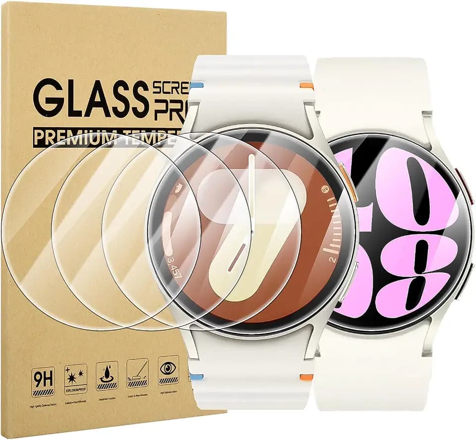 Suoman 4-Pack Screen Protector for Samsung Galaxy Watch 7/6/5/4 40mm