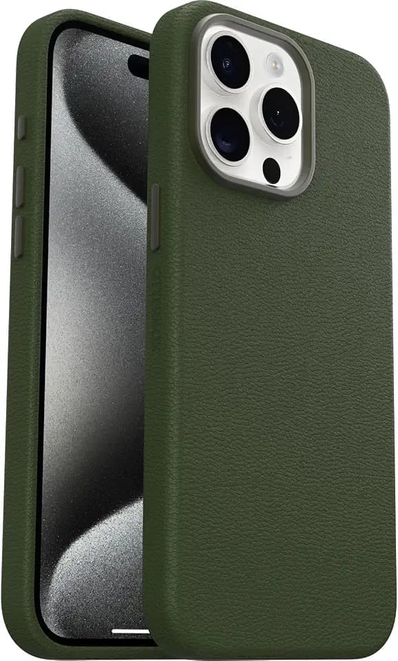 OtterBox iPhone 15 Pro Max Symmetry Series Cactus Leather - Green