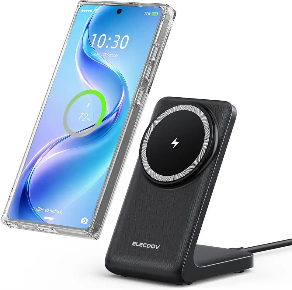 25W Induktive ladestation, Schnellladestation mit 30W USB-C Adapter