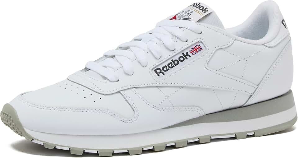 Reebok Classic Leather Sneakers for Men, Casual Tennis Mens Shoes
