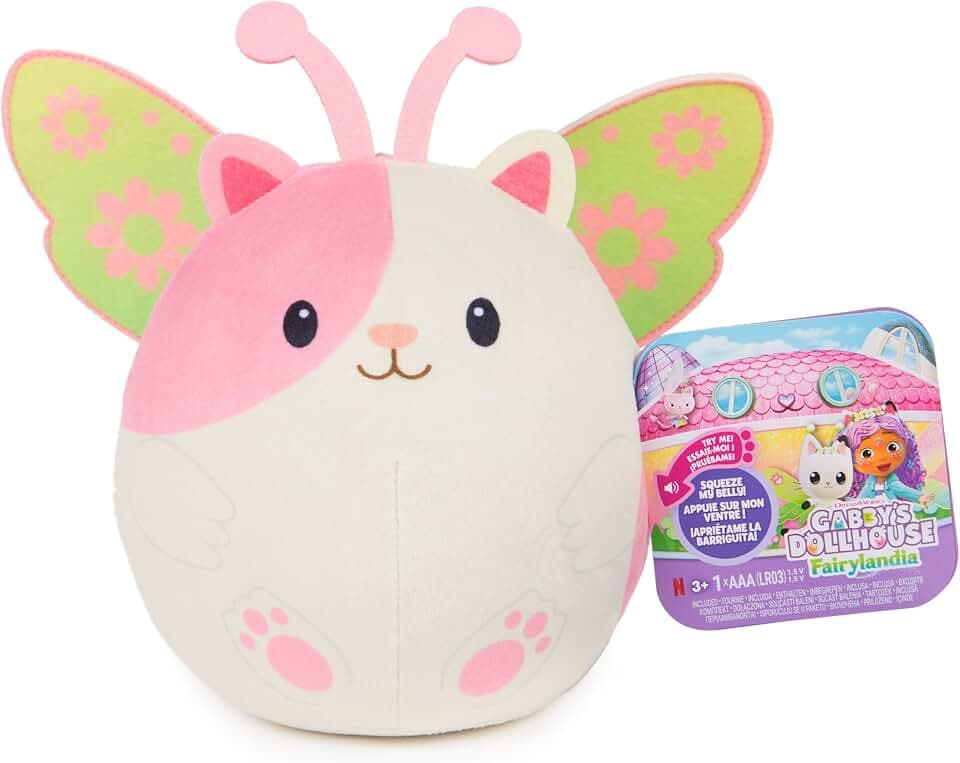 Gabby's Dollhouse Fairylandia, Official Hamster Kitties Plush Toy