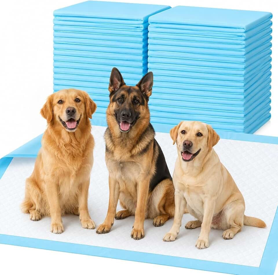 Dog Pee Pads Extra Large 55"X31" Puppy Pads for Dogs XXXXL 40 Count
