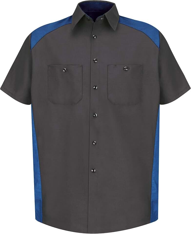 Red Kap Men’s Short Sleeve Motorsports Shirt