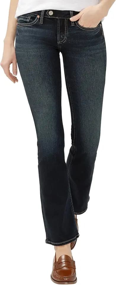 Silver Jeans Co. Women's, Tuesday Low Rise Slim Bootcut Jeans