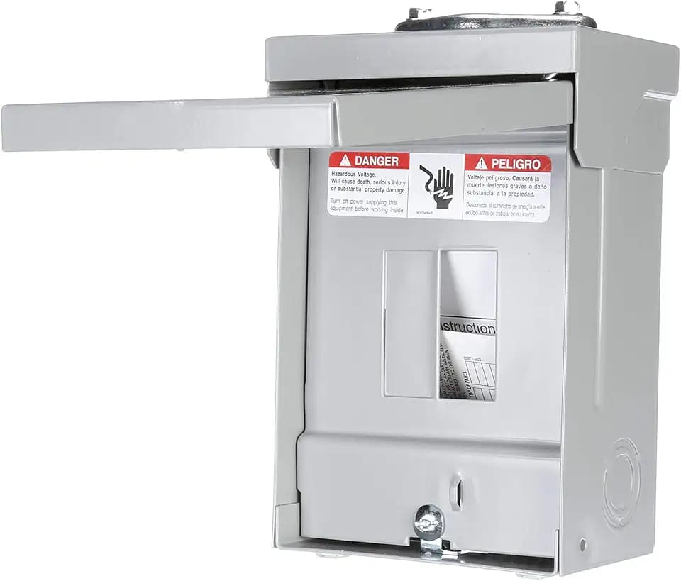 Siemens W0204ML1060U 60 Amp Outdoor Circuit Breaker Enclosure, Gray