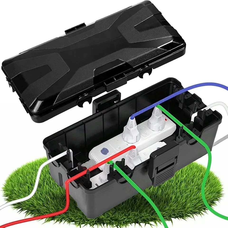 Kabelbox Wasserdicht IP54 für Außenbereich Outdoor, 25x12x7 CM