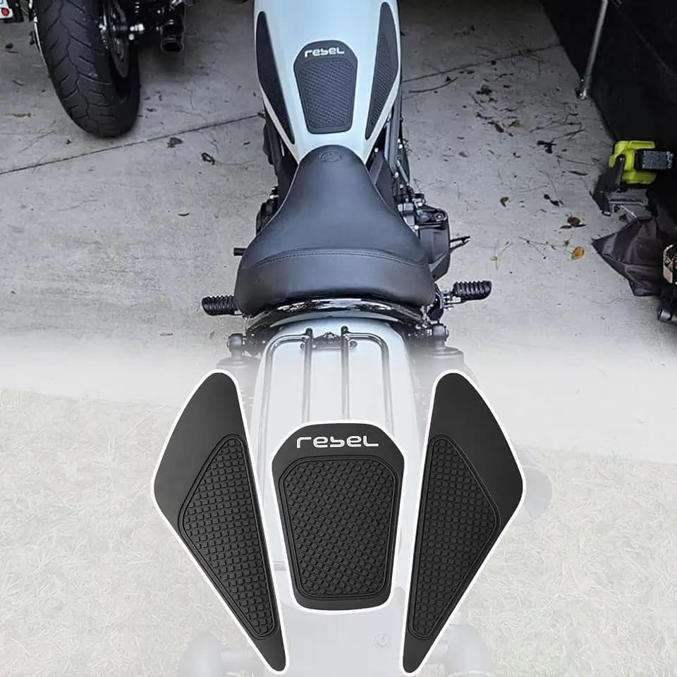 WOOGA Tank Pad Sticker Fuel Tank Sticker Oil Gas Cap Decal Cover Protector Waterproof fit for Ho&nda Rebel CMX 250 CMX300 CMX500 CMX 500 Modified Accessories 2017-2025