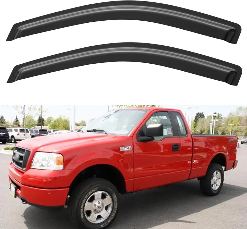 Window Visors Rain Guards for 2004-2008 Ford F150 Regular/Single Cab