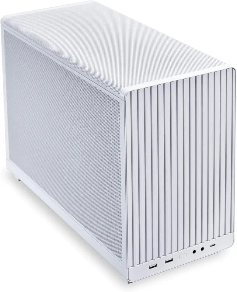 Lian Li A3-mATX PC Case, Micro ATX, 415mm GPU, 360 AIO, White Mesh (A3W.US)