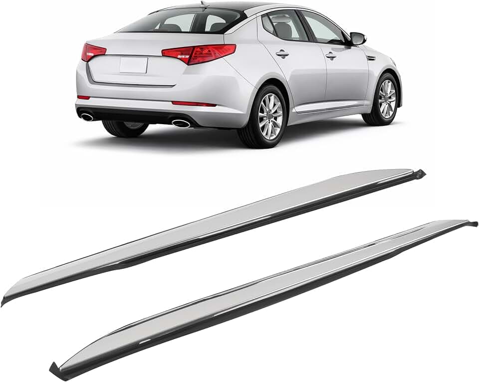 ALMULOO Outer Pillar Molding Compatible with 2011-2016 Kia Optima