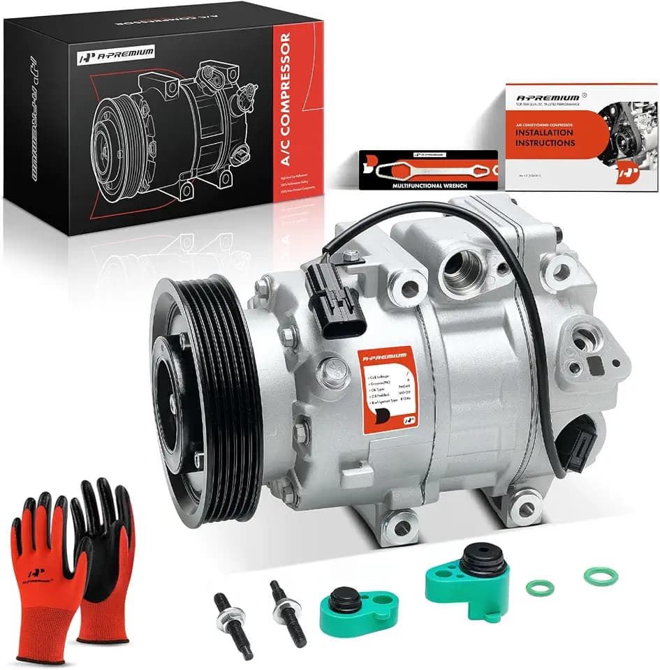A-Premium Air Conditioner AC Compressor with Clutch