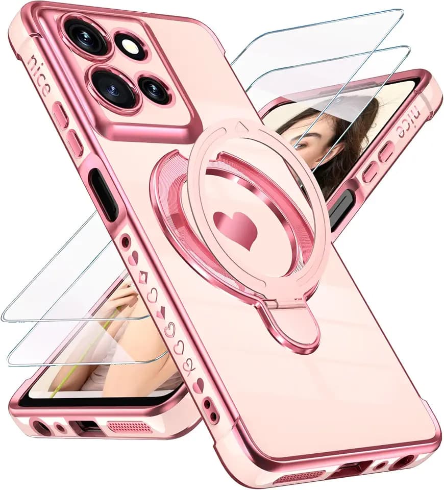 for Motorola Moto G Power 5G 2025/2026 Cute Phone Case,Pink