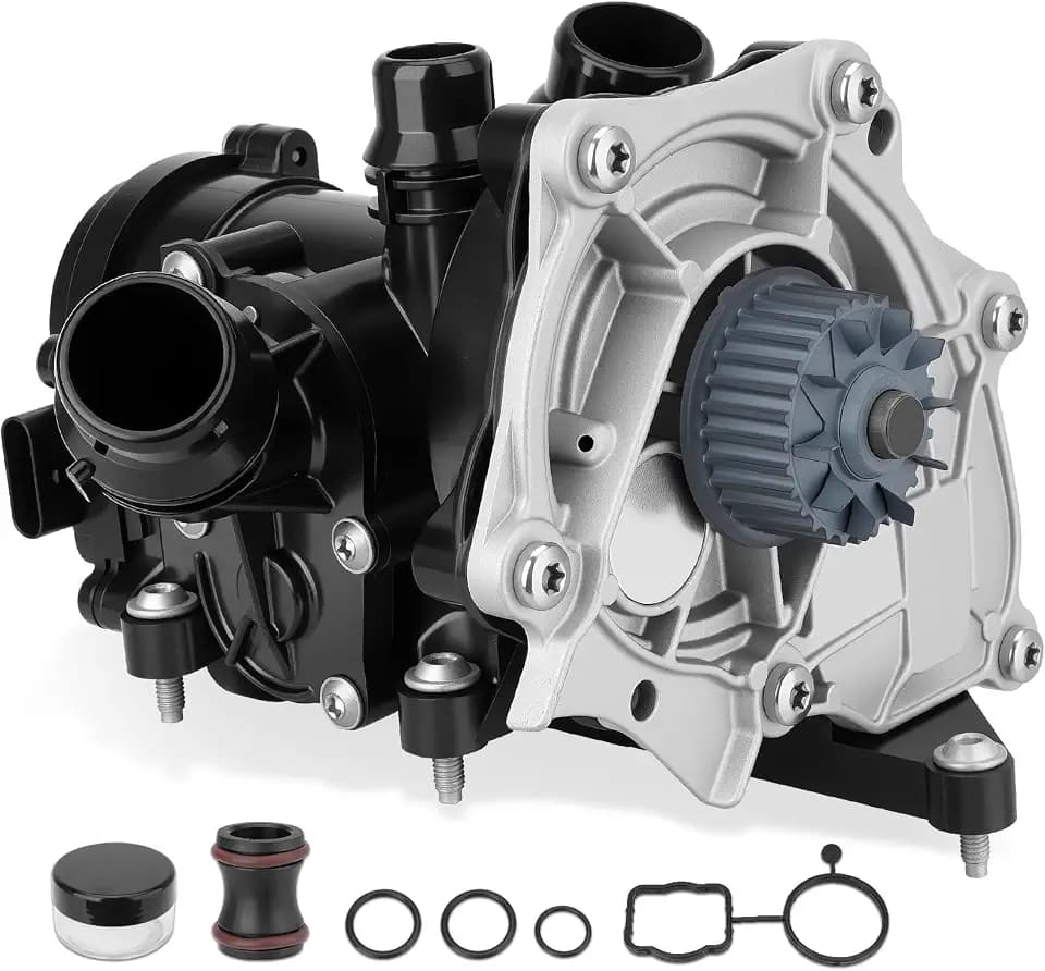 06L121111P Engine Water Pump Thermostat Assembly with Gasket for EA888 Gen3
