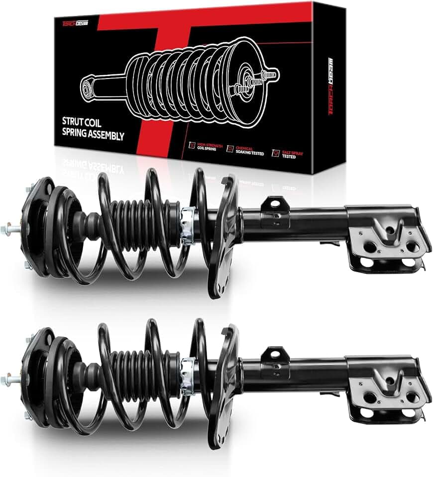 Torchbeam 2PCS Front Complete Struts Assembly with Coil Spring Fits Toyota