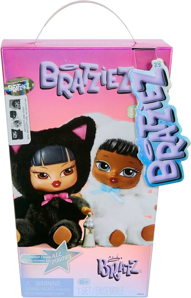Bratz Bratziez Iconz Series Plush Blind Box - Enthält 1 Überraschungsfigur, Mit Clip-Anhänger und Zubehör, Sammelfiguren, Geeignet für Kinder ab 6 Jahren