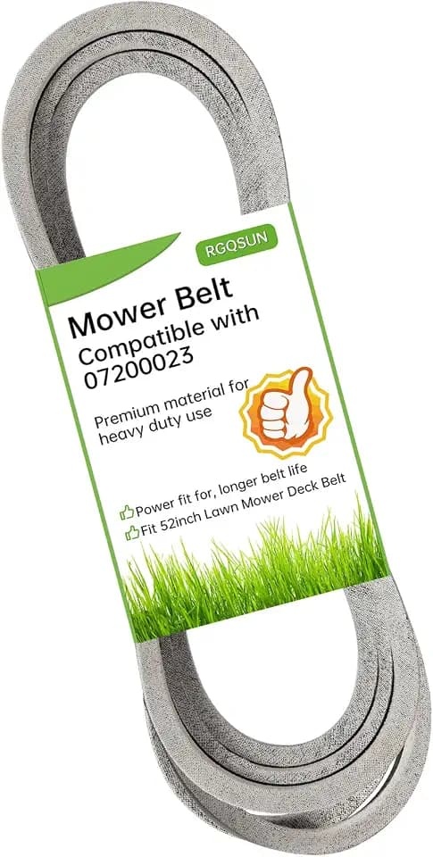 Lawn Mower Deck Belt 07200023 for 52 in Deck Compatible with Ariens Zoom