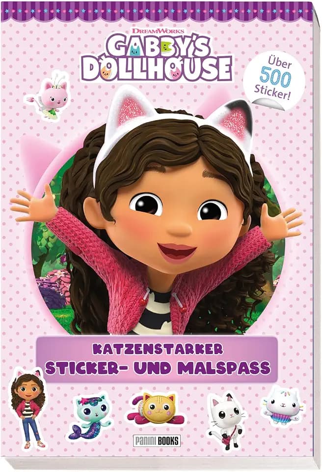 Gabby's Dollhouse: Katzenstarker Sticker- und Malspaß: Über 500 Sticker!