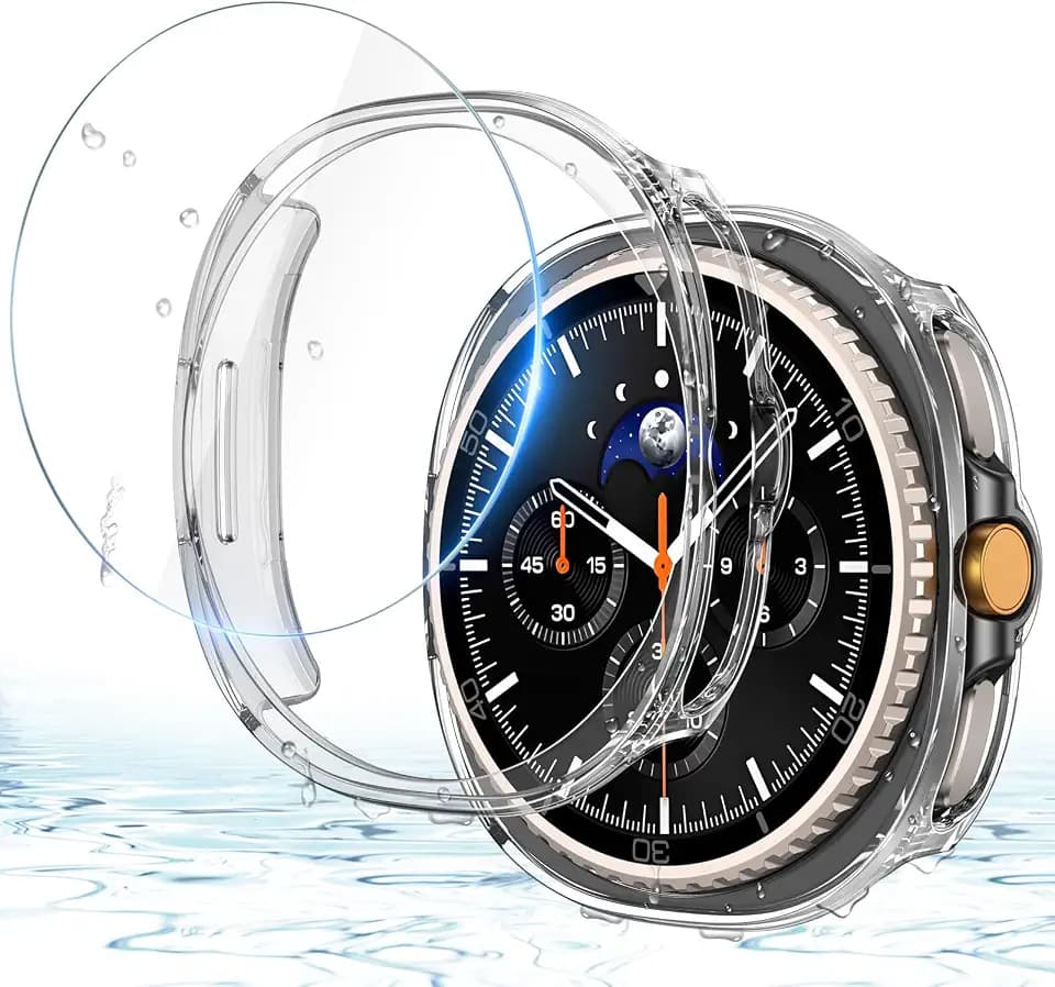 Misxi [2+2Pack] Case and Screen Protector for 46mm Galaxy Watch 8 Classic