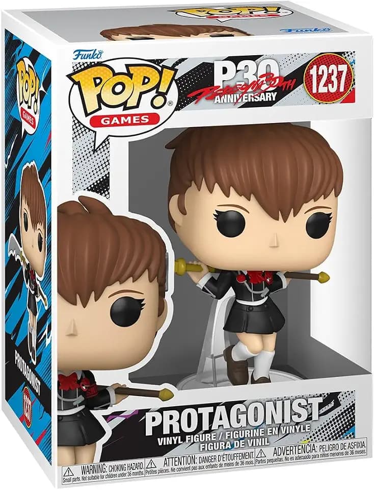Funko POP! Games: Persona - 30th Anniversary - Female Protagonist - Sammelbare Vinylfigur - Geschenkidee - Offizielles Merchandise - Spielzeug für Kinder & Erwachsene - Modellfigur für Sammler