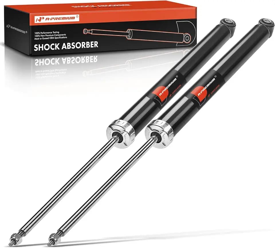A-Premium Rear Shock Absorbers, Set of 2 - Compatible with Mazda