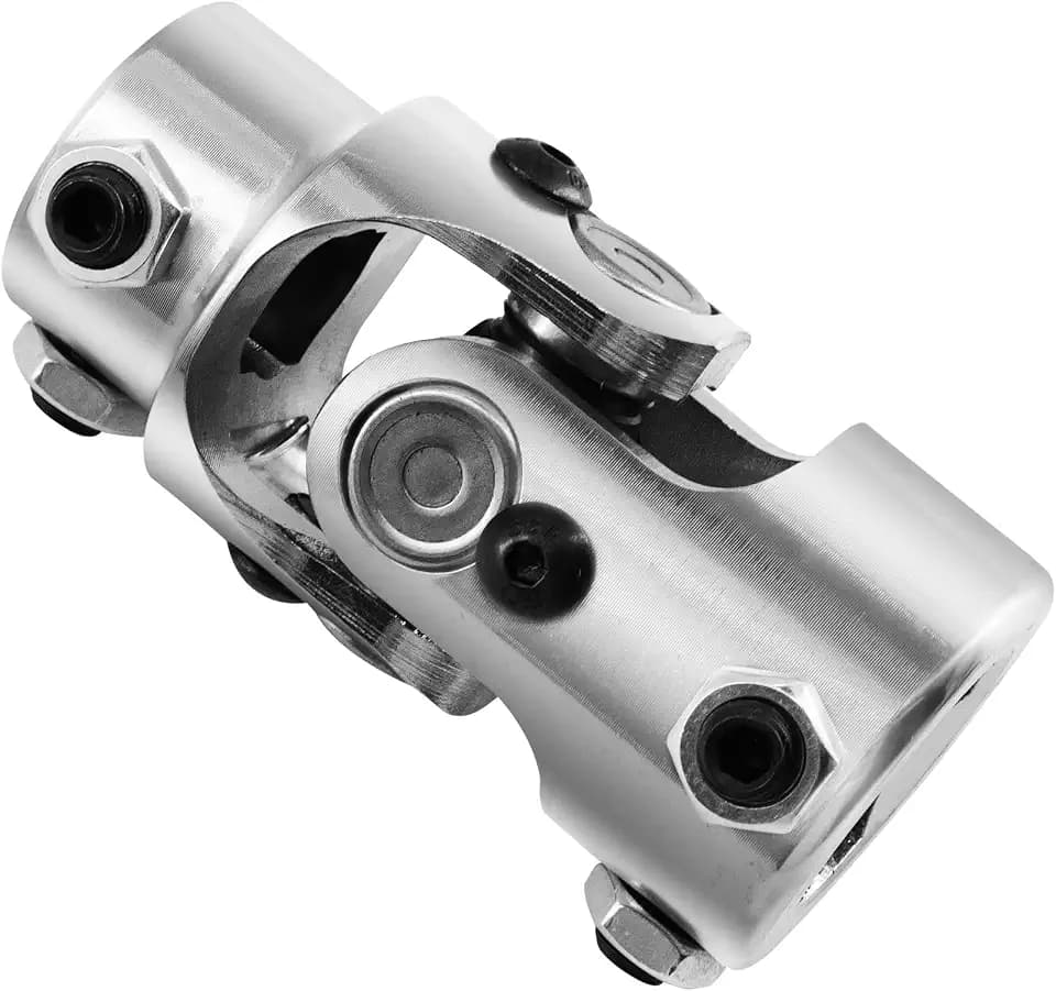 3/4" DD x 1" DD Single Steering Shaft Universal U Joint Working Angle 35° Degree, Total Length 83mm (3-1/4")
