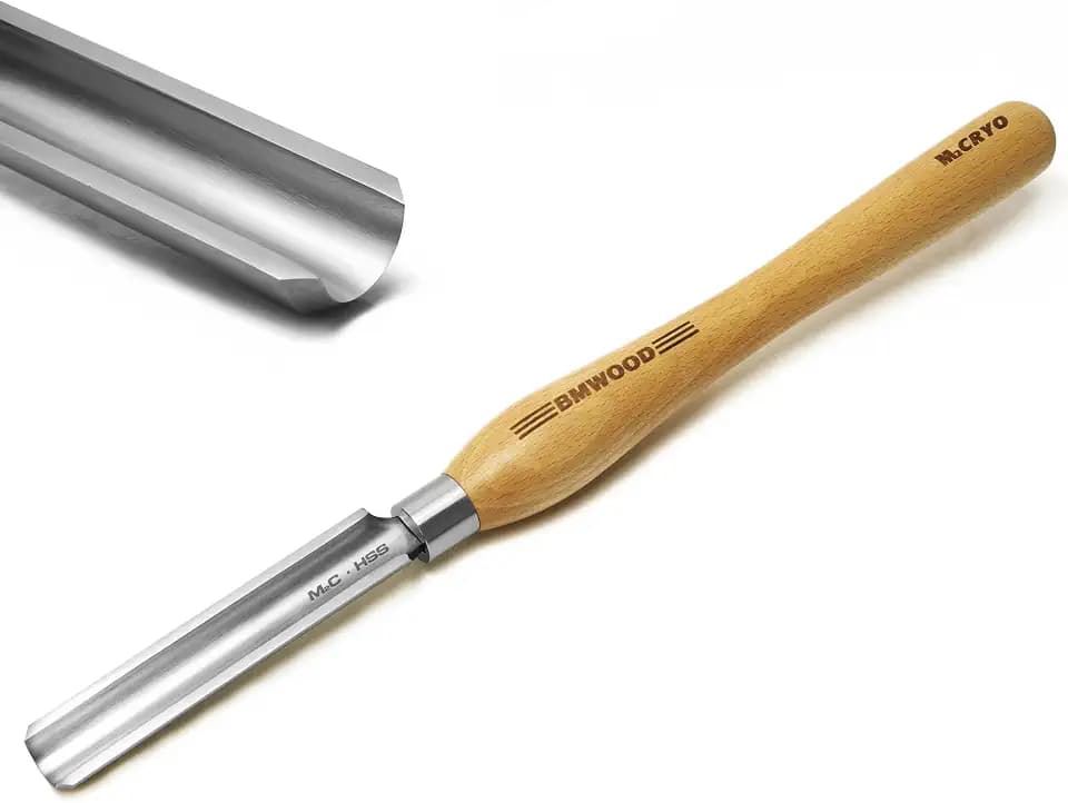 Cryo M2 3/4" Spindle Roughing Gouge with Handle12-1/2" for Woodturning Chisels Woodlathe tools.