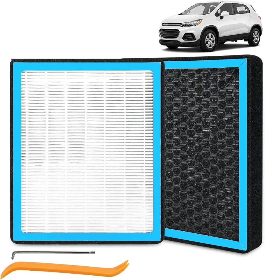CF10775 Premium Cabin Air Filter Fits Select Buick, Cadillac, Chevy and Saab Models (2010-2022)- Cascada,Lacrosse,Regal,Cruze,Malibu,Sonic...13271190 Passenger Compartment Activated Carbon AC Filter