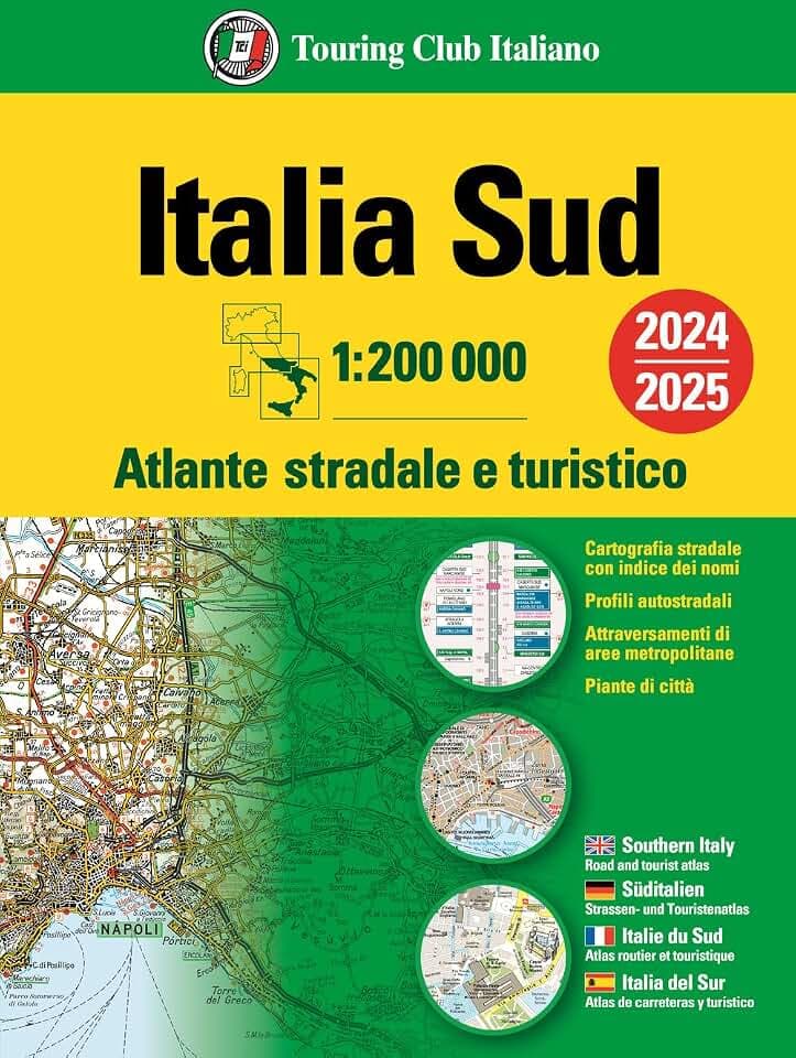 Italy South atlas - atlante stradale Sud 2024/2025