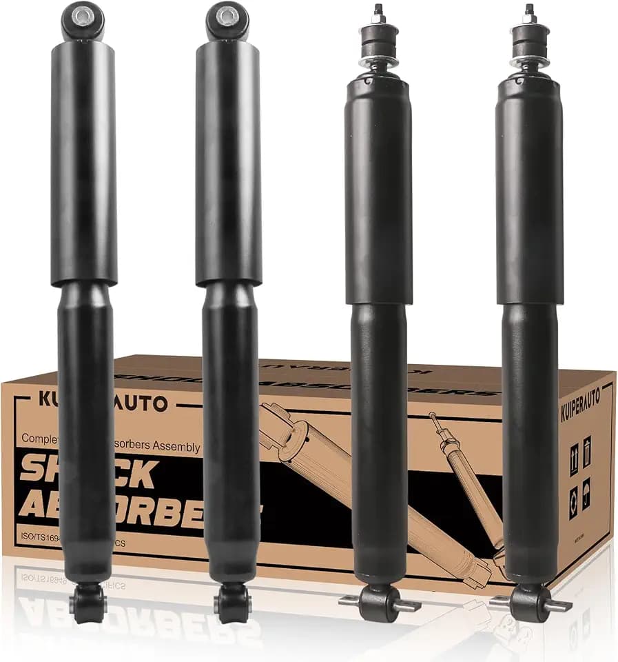 KUIPERAUTO Front and Rear Complete Shock Absorbers Struts Assembly Set 344341 344342 Compatible for 1999-2004 Jeep Grand Cherokee Shocks strut Assemblies Replacement 4PCS