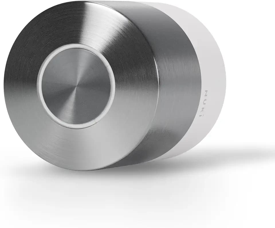 Nuki Smart Lock Pro mit Bluetooth, WLAN & Matter, für mühelose Integration ins Smart Home, elektronisches Türschloss ermöglicht Tür aus der Ferne zu sperren, einfach zum Nachrüsten ohne Zylindertausch