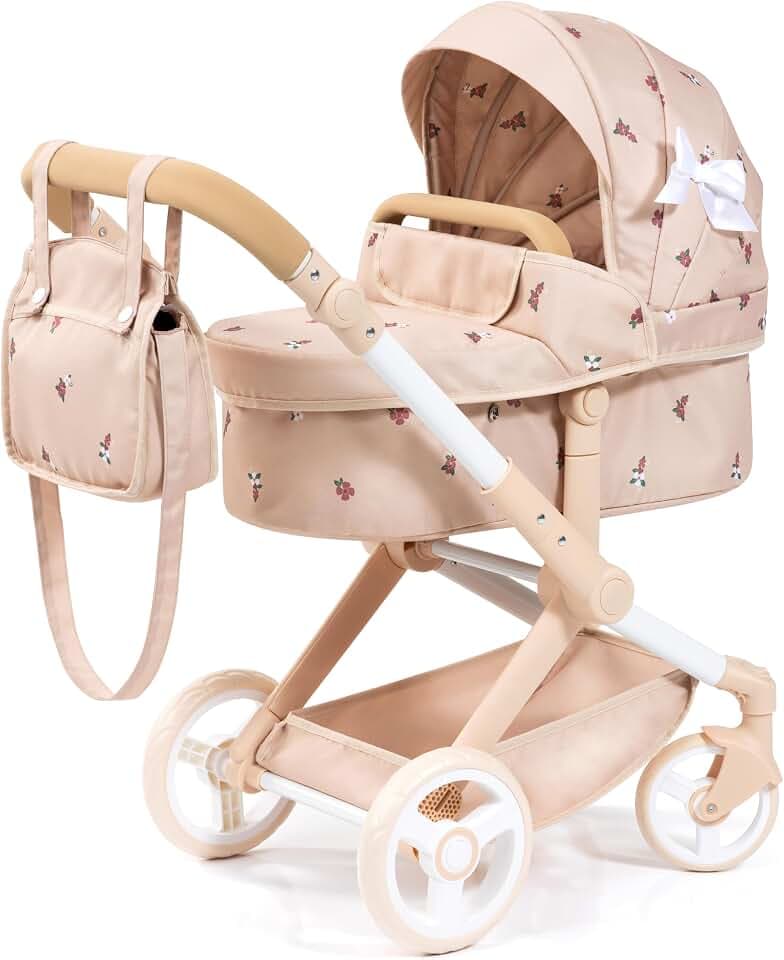 Bayer Design Puppenwagen Xeo mit Tasche, höhenverstellbar, wandelbar
