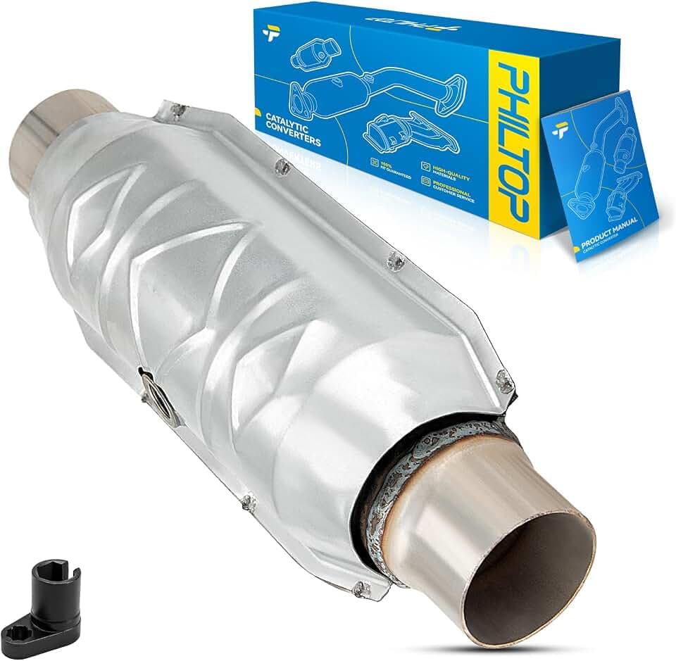 PHILTOP 2.5" Catalytic Converter Fit for Dodge Chrysler Benz, 99306HM