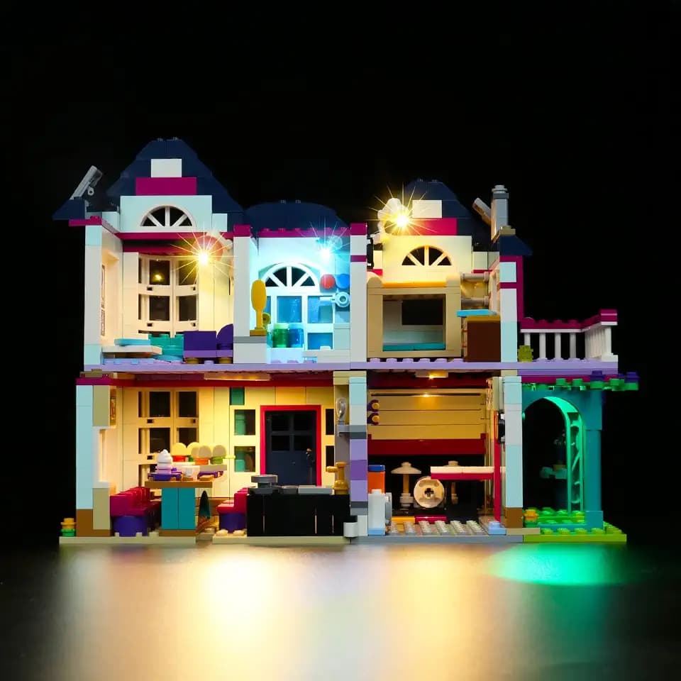 LocoLee Led Licht Set Kompatibel mit LEGO Andreas House, Led Beleuchtungs Set Compatible with LEGO 41449 Friends Andreas House - Nur Lichter-Set,Kein Modell