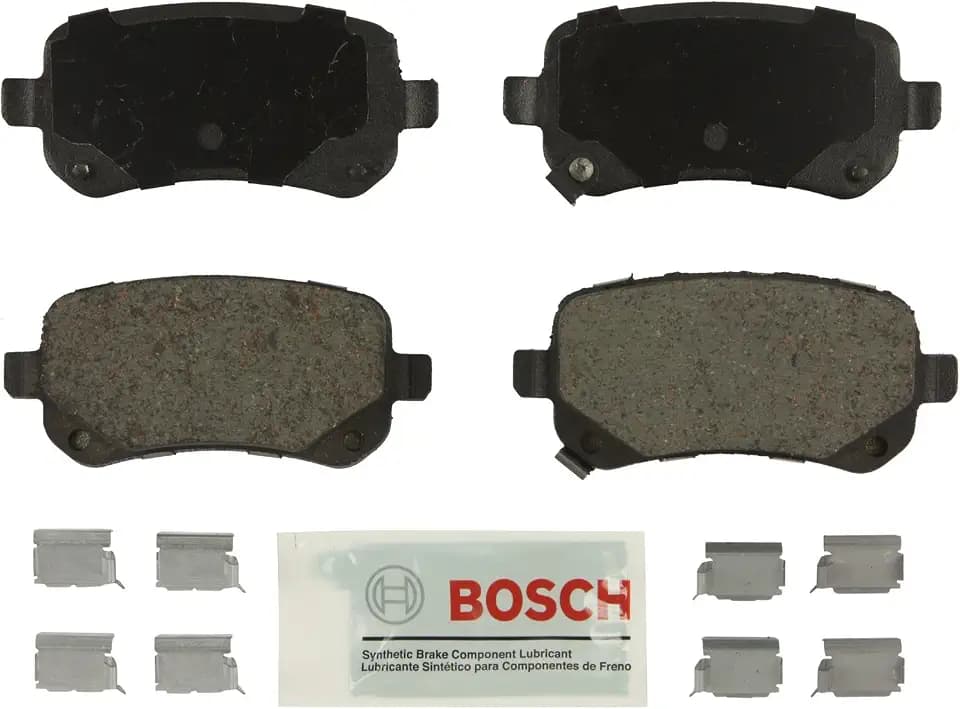 BOSCH BE1326H Blue Ceramic Disc Brake Pad Set with Hardware - Rear