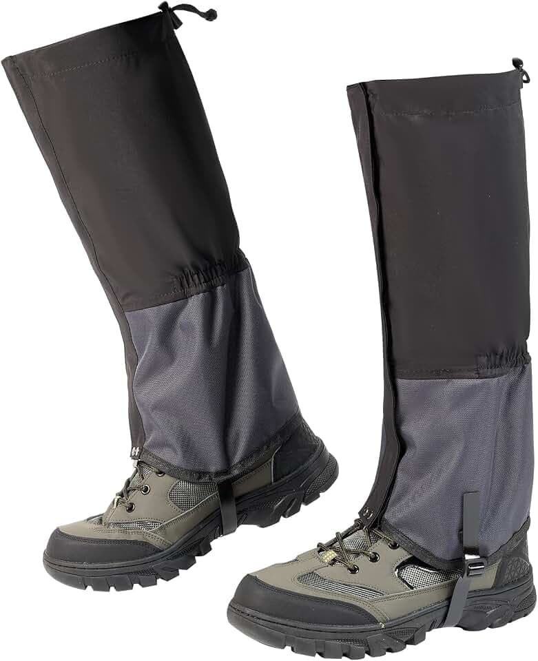 Gators for Hiking Boots and Shoes Waterproof Hiking Gaiters for Men Women