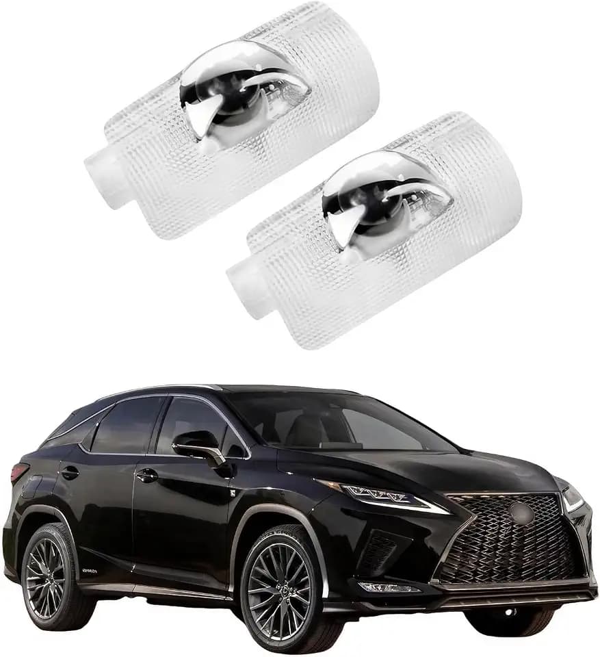 Car Door Light Logo,HD Colorfast LED Projector Welcome Lights Compatible with for Lexus ES is GS LS RX GX LX,Puddle Lights Automotive Micro-Labeling Auto Suite.