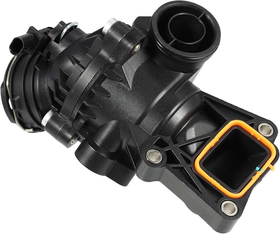 X AUTOHAUX Engine Coolant Thermostat Housing for Mercedes-Benz C400 E400