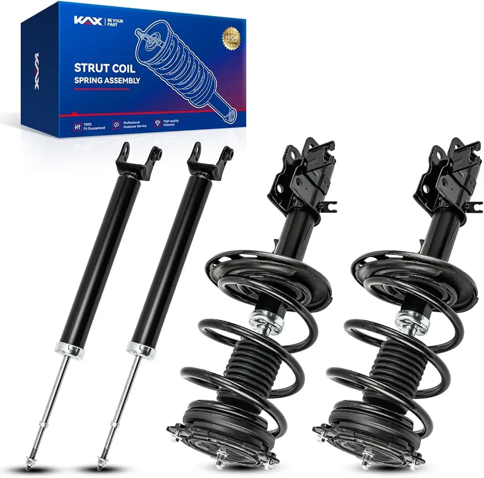 KAX 4PCS Front Rear Complete Struts Assemly Shock Absorber for Nissan
