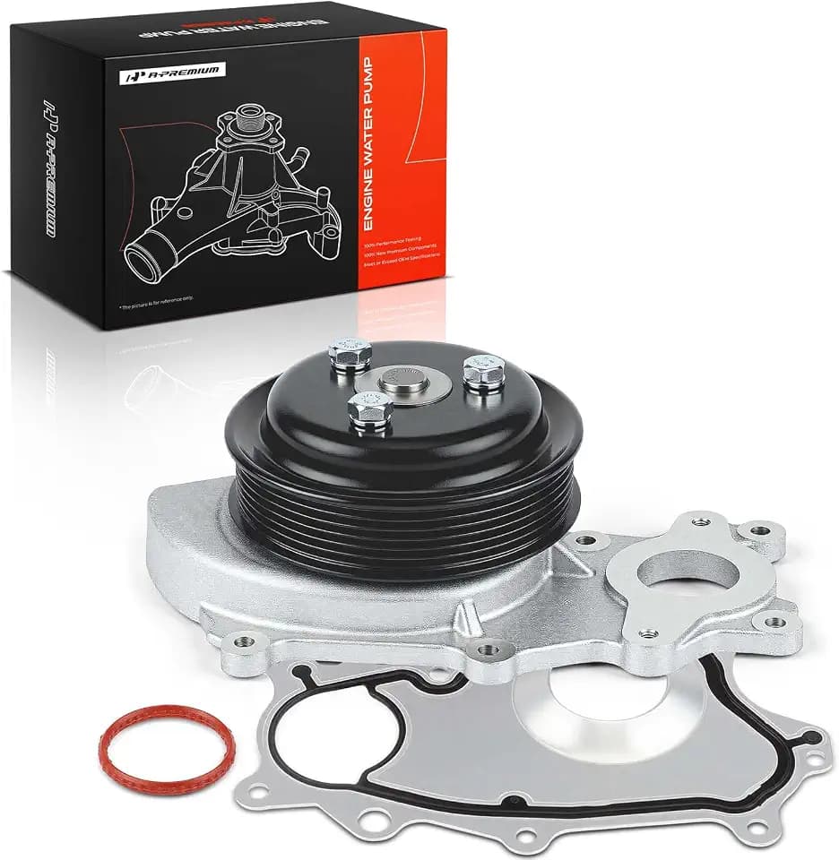 A-Premium Engine Water Pump (V6 3.7L 3.5L 3.3L) Compatible with Ford