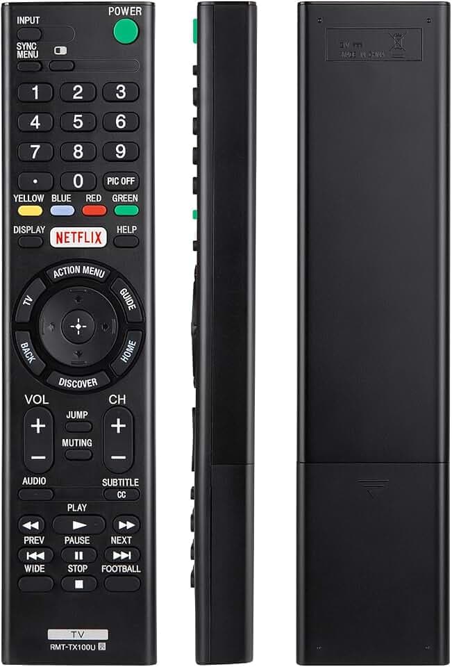 Remote Control for Sony TV & Bravia Smart LCD LED TV Universal Replacement